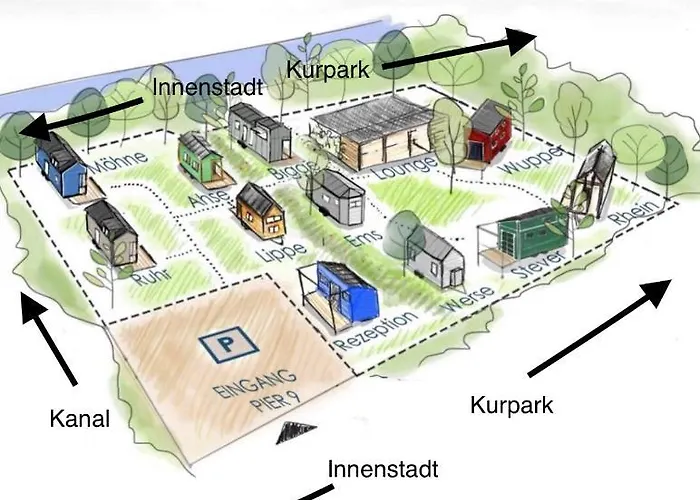 Tiny House Ruhr Im Pier9 Tiny House Lejlighedshotel Hamm (North Rhine-Westphalia)